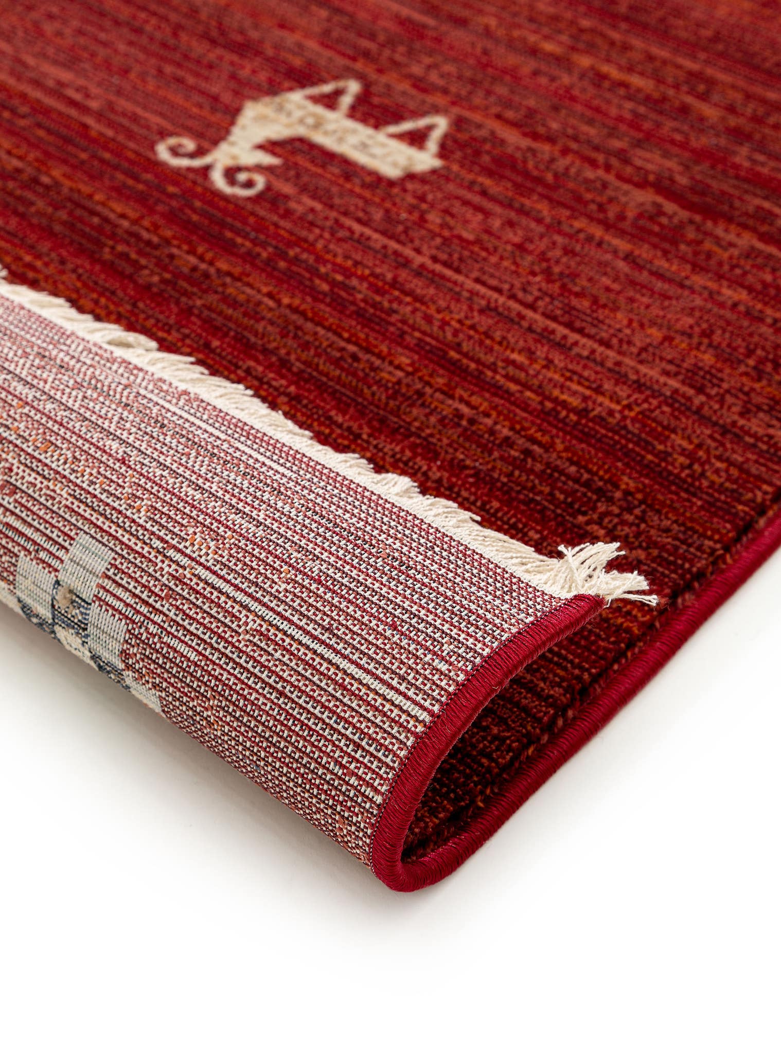 Alfombra de 100% Polipropileno en Rojo con un pelo de {{Placeholder_Pile Height}} de altura de benuta Nest