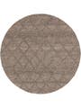 Tapis en laine rond Jake Gris