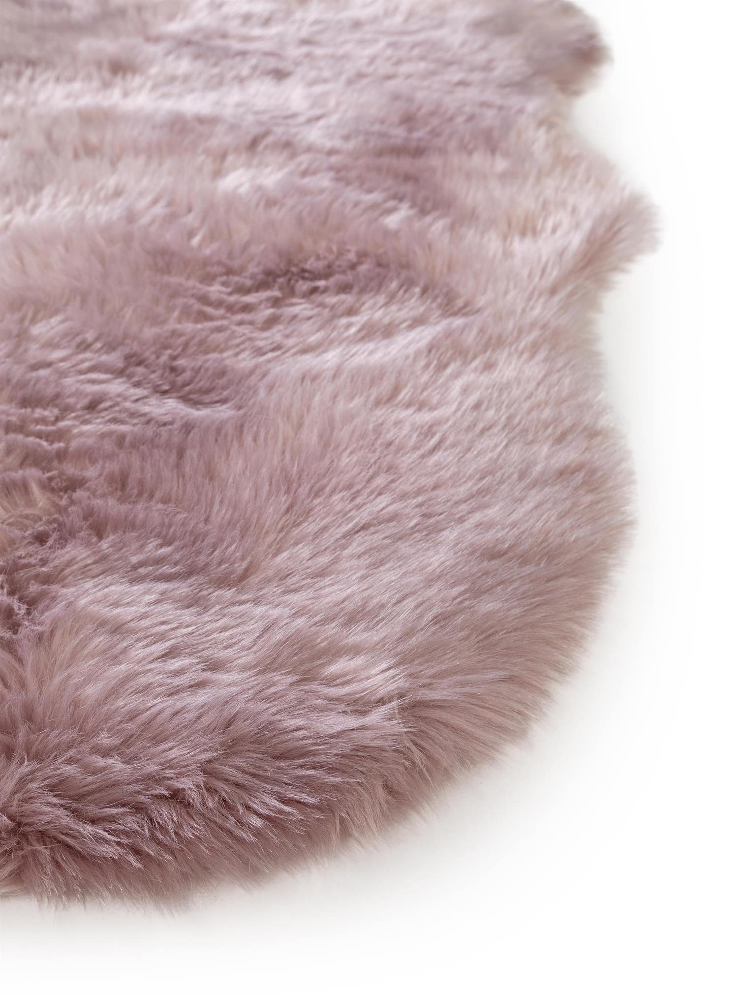 Teppich aus 50% Polyacryl, 50% Polyester in Roze mit 41 - 50 mm hohem Flor von benuta