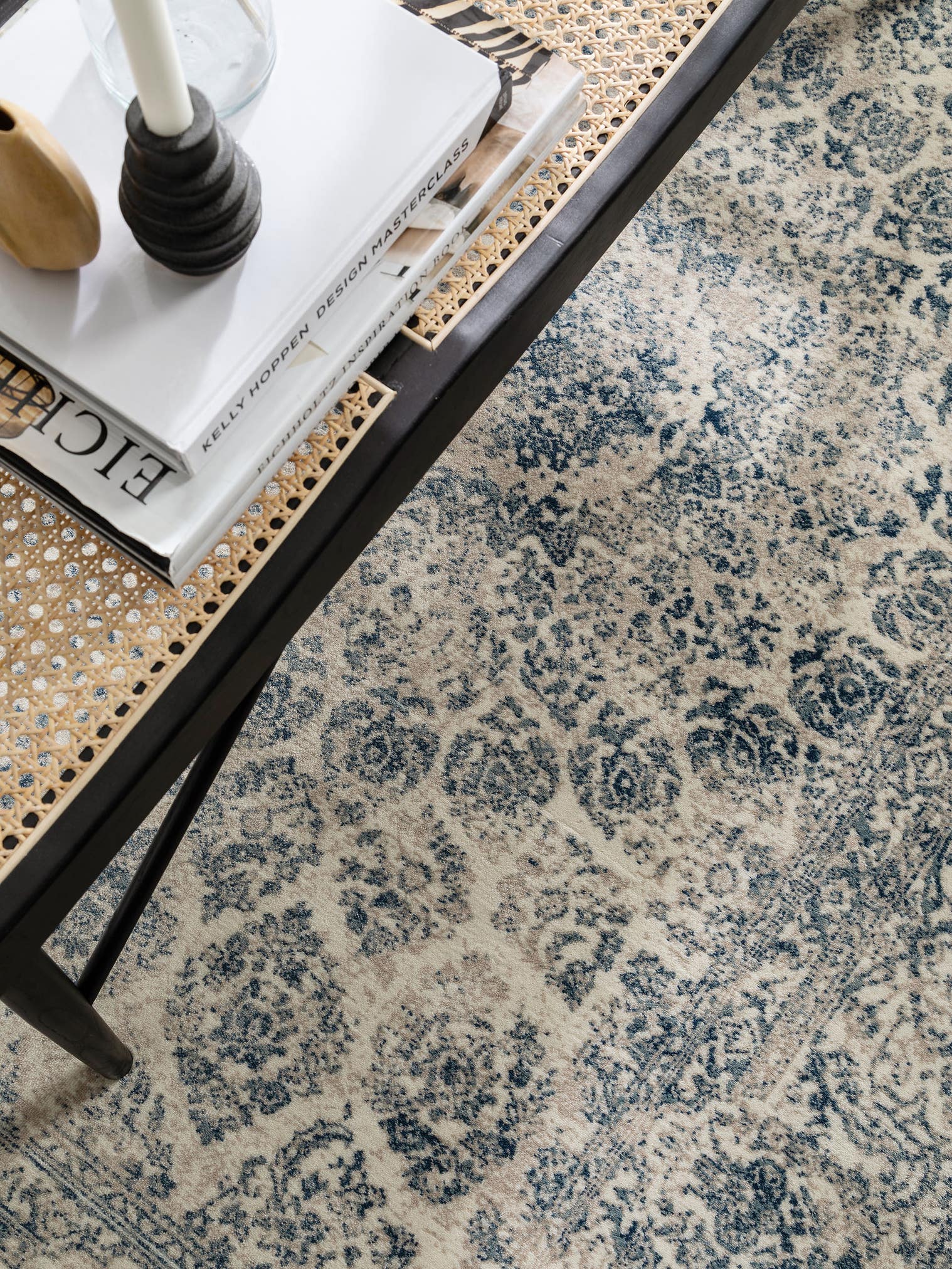 Rug made of 100% Polypropylene in Beige with a 6 - 10 mm high pile by benuta Nest