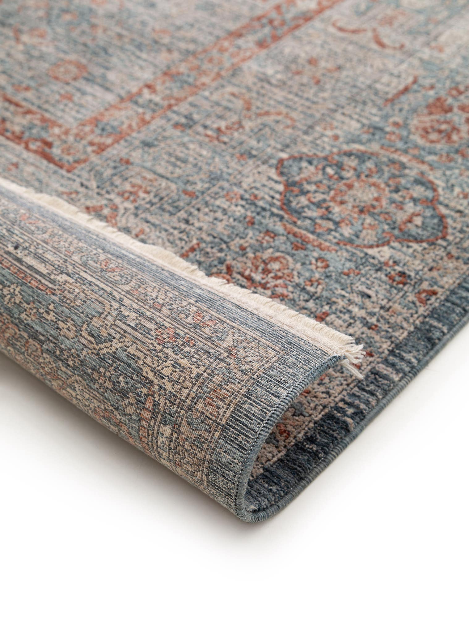 Teppich aus 80% Polyester, 20% Polyacryl in Multicolor mit bis 5 mm hohem Flor von benuta Finest