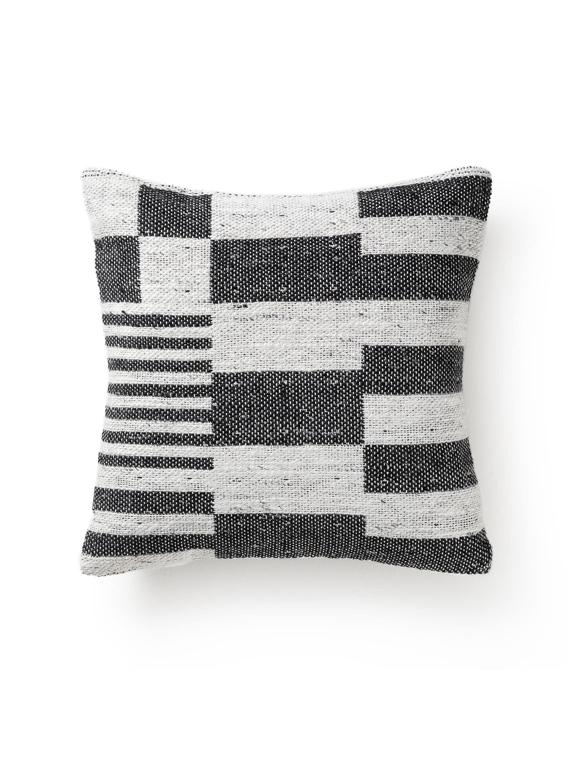 Buy Cushion Cover Aziz Black White benuta