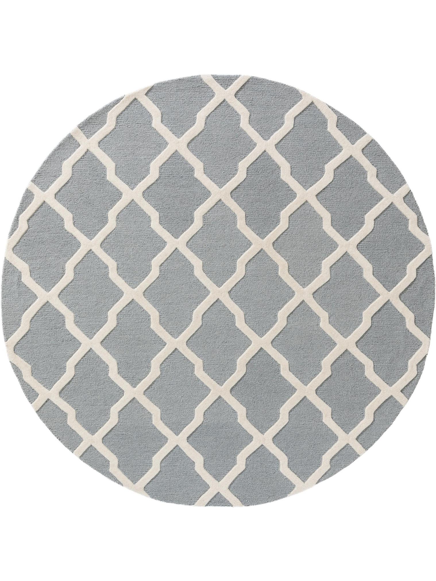 Teppich aus 100% Wolle in Blau mit 11 bis 20 mm hohem Flor von benuta Pure