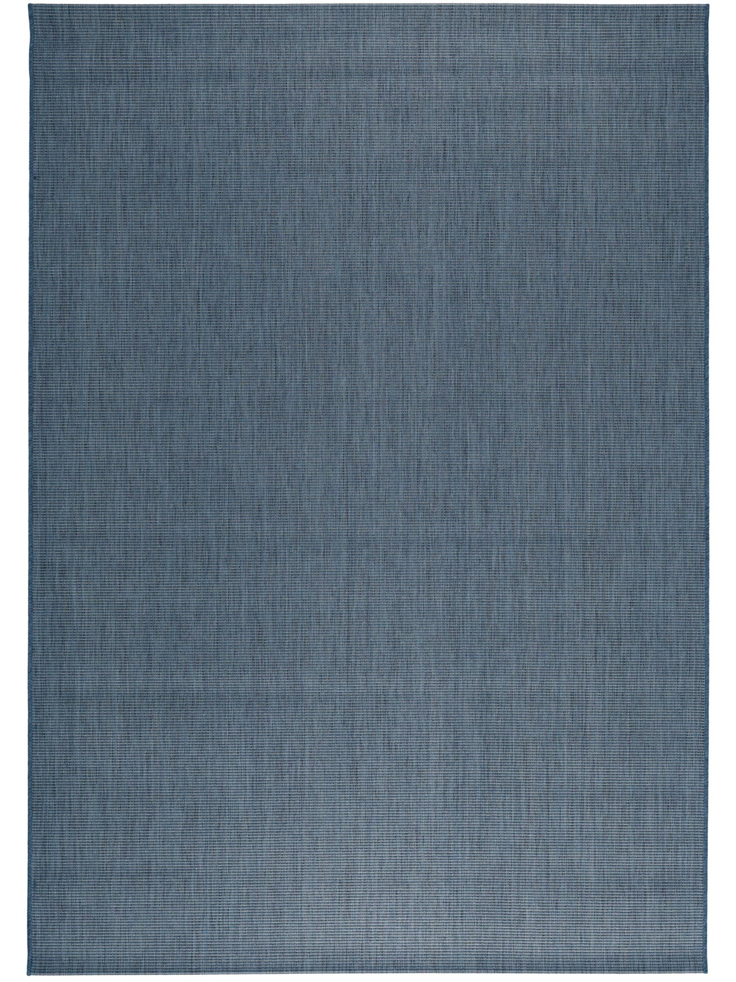 Teppich aus 100% Polypropylen in Blau mit 6 bis 10 mm hohem Flor von benuta Nest