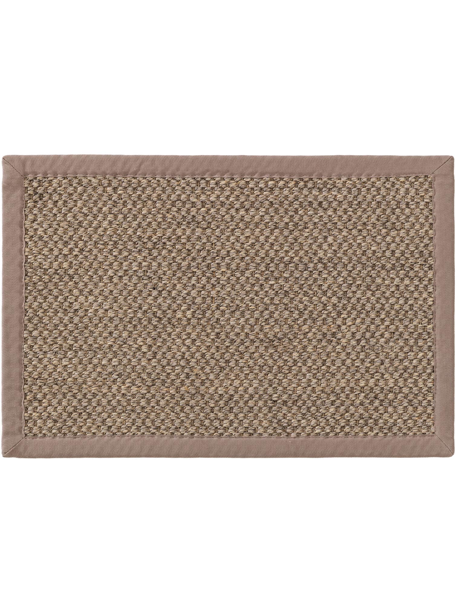 Tæppe af 100% Sisal i Grå med 1- 5 mm høj luv fra benuta Pure