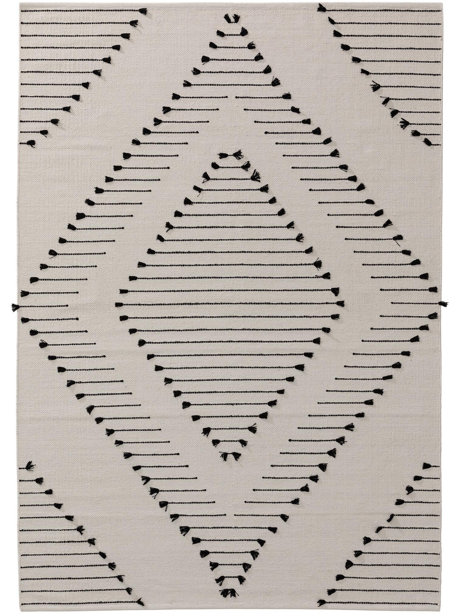 Alfombra de 100% Algodón en Blanco con un pelo de {{Placeholder_Pile Height}} de altura de benuta Pop