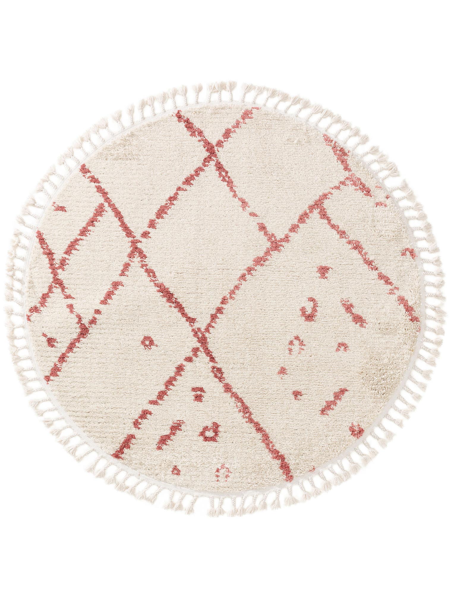 Teppich aus 100% Polyester in Rosa mit 21 bis 30 mm hohem Flor von benuta Pop