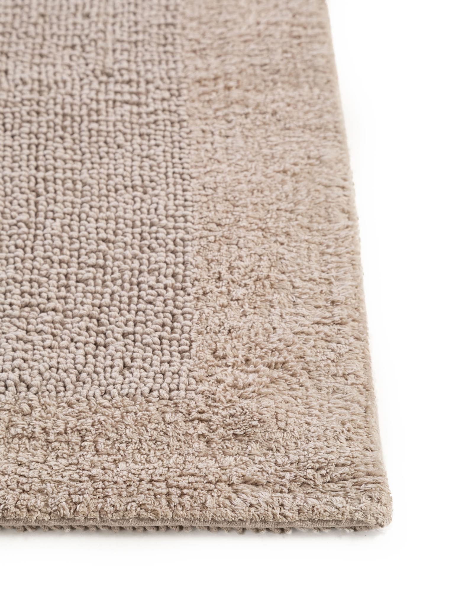 Tæppe af 100% Bomuld i Beige med 6 - 10 mm høj luv fra benuta Nest