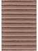Tappeto realizzato con materiale riciclato Toni bronzo