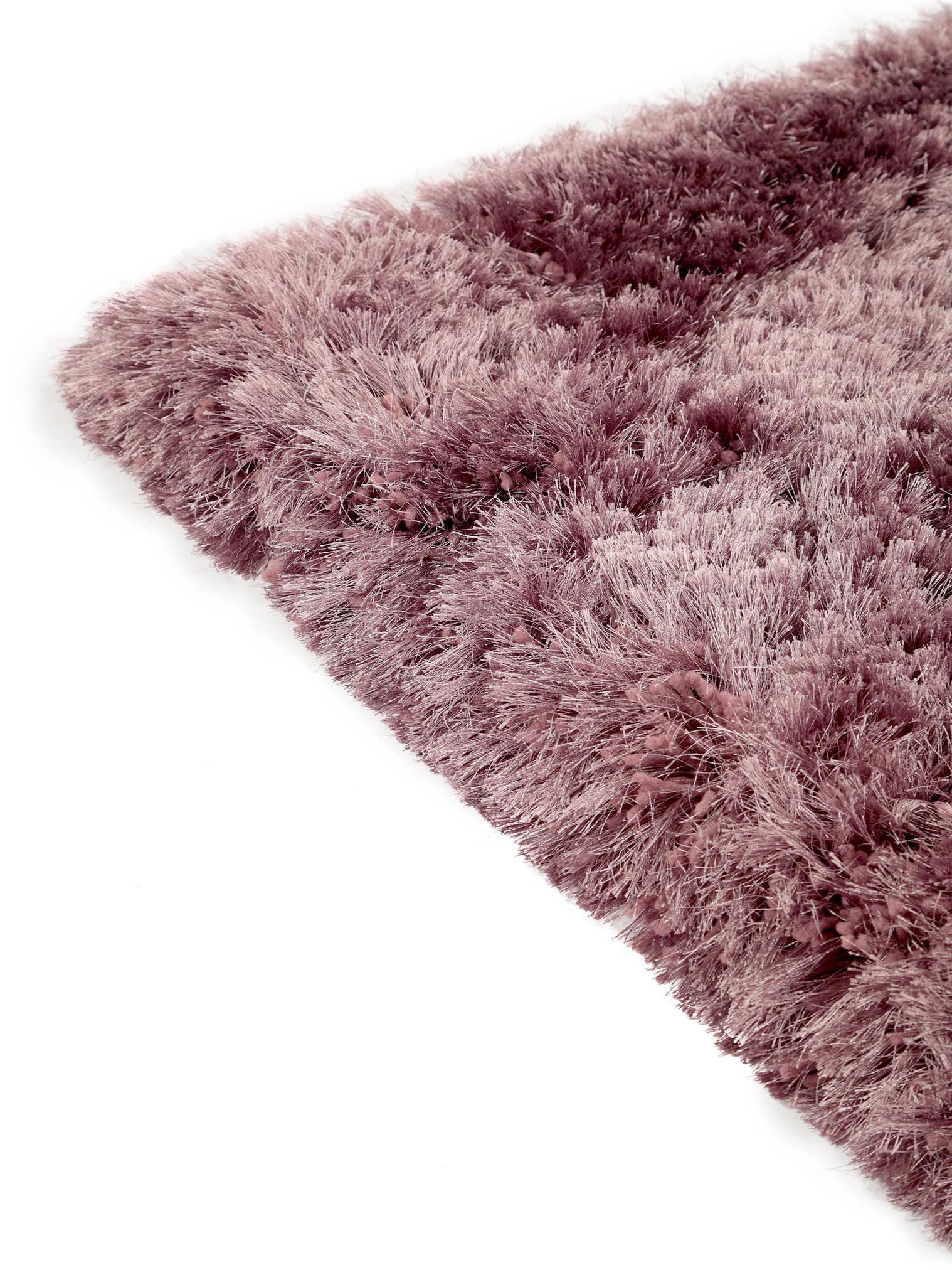 Rug made of 100% Polyester in Pink with a 71 - 80 mm high pile by benuta Finest