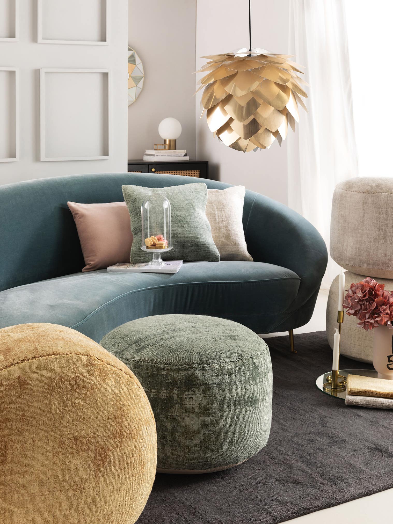 Örngott Nova Creme med Uni-design i 100% Viskos från benuta Pure