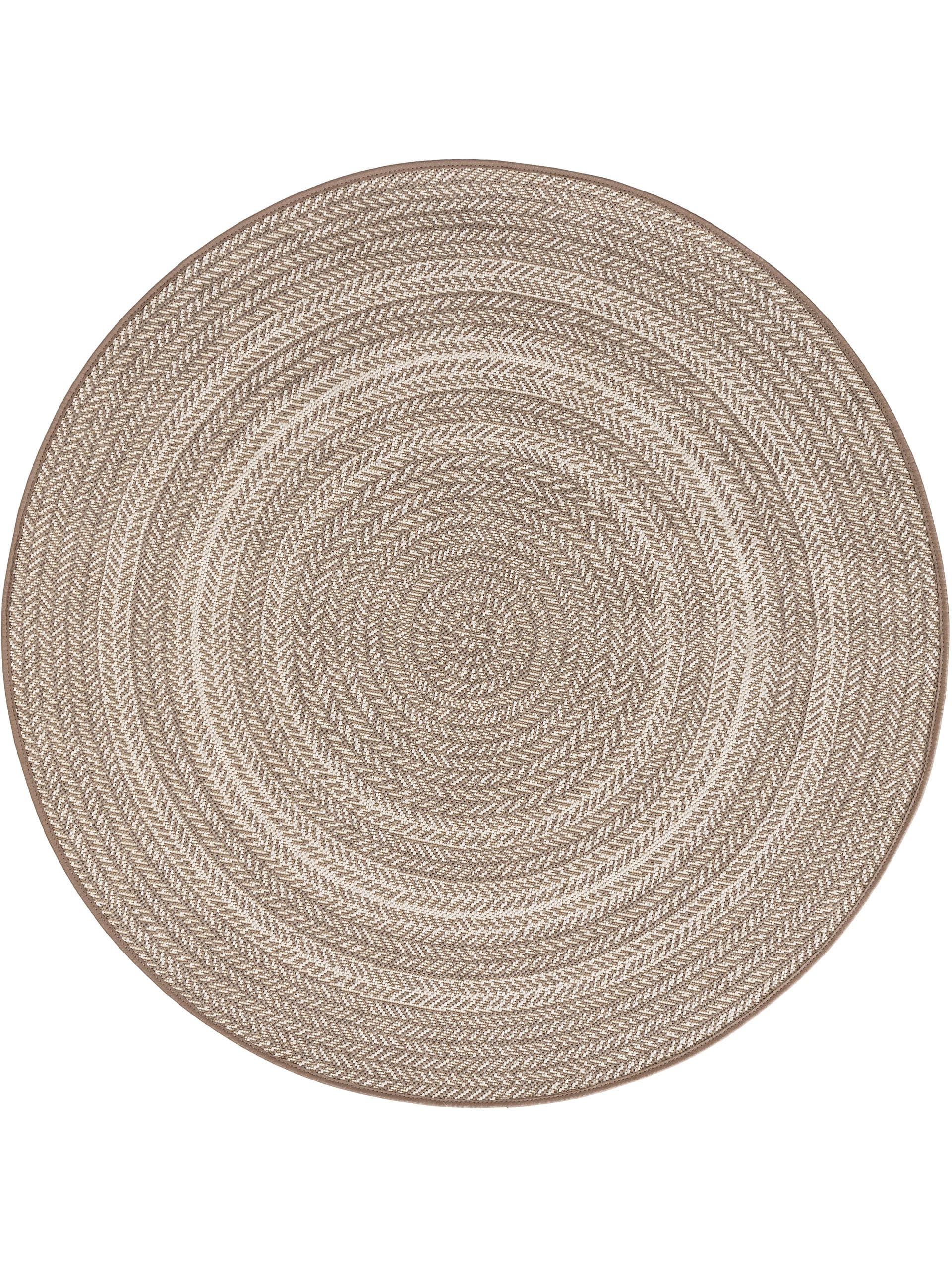 Rug made of 100% Polypropylene in Beige with a 1- 5 mm high pile by benuta Nest