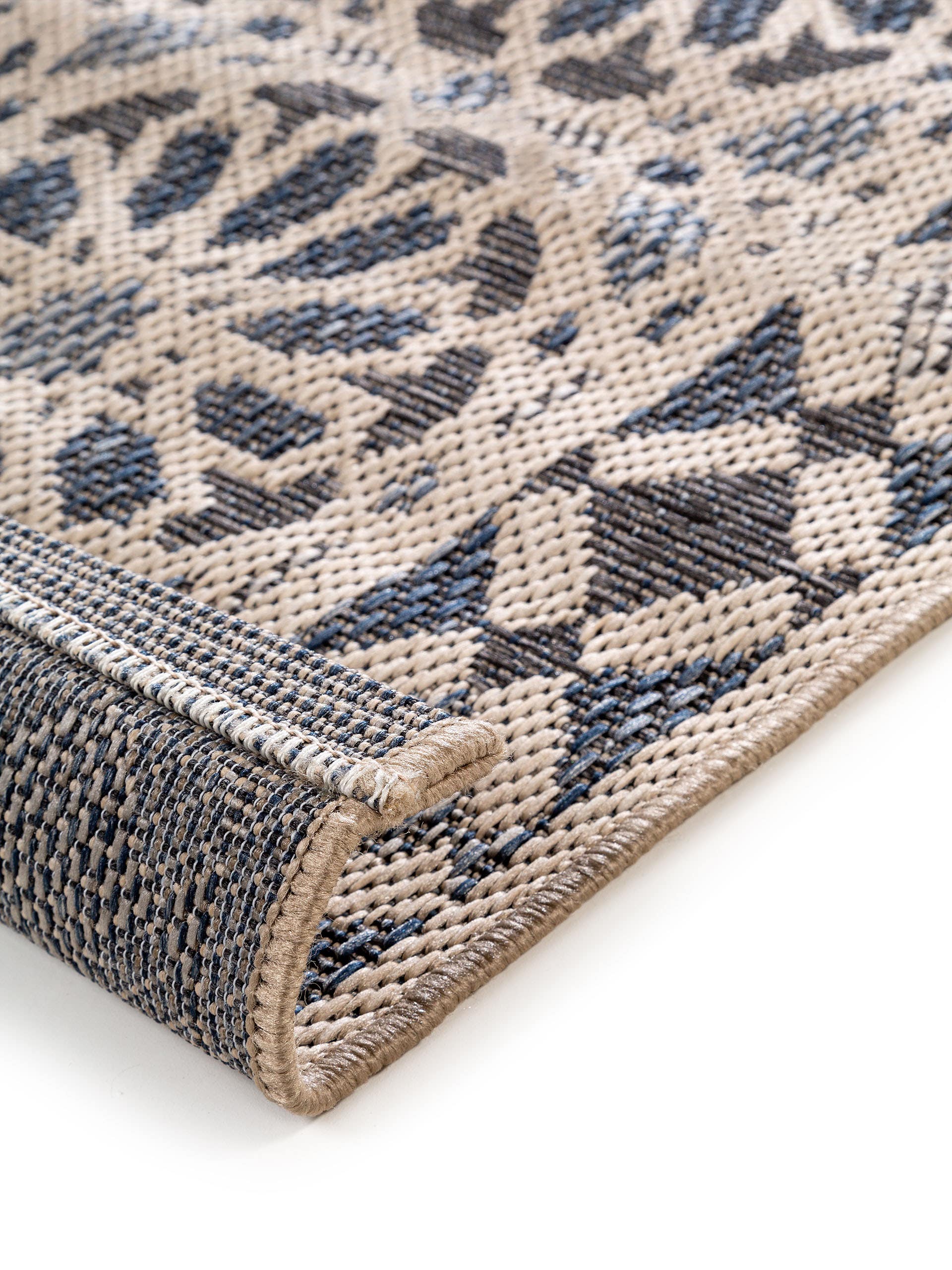 Rug made of 100% Polypropylene in Beige with a 1- 5 mm high pile by benuta Nest