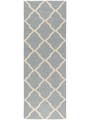 Tappeto passatoia in lana Windsor Blu chiaro