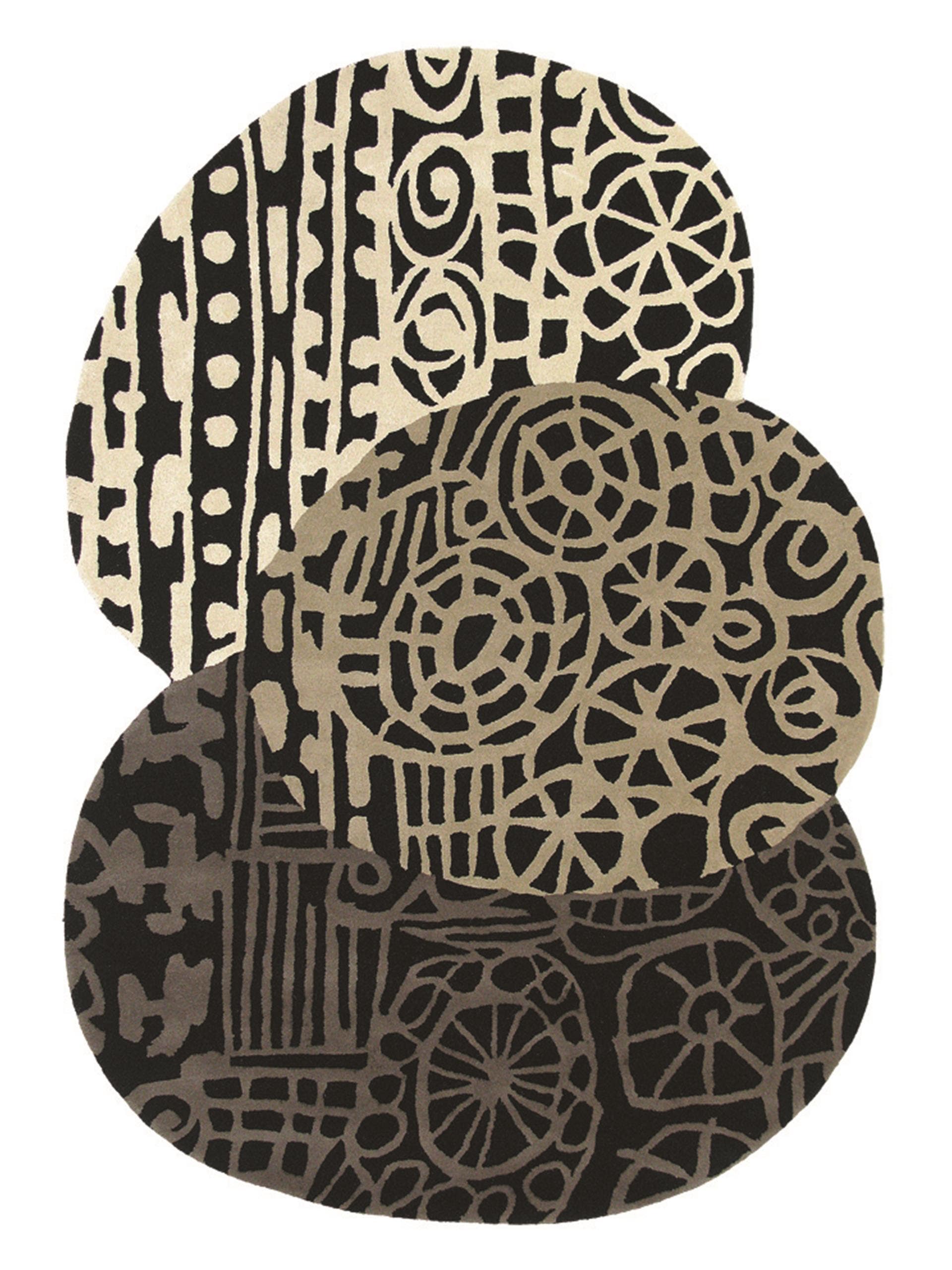 Tapis de laine Estella Marron de 