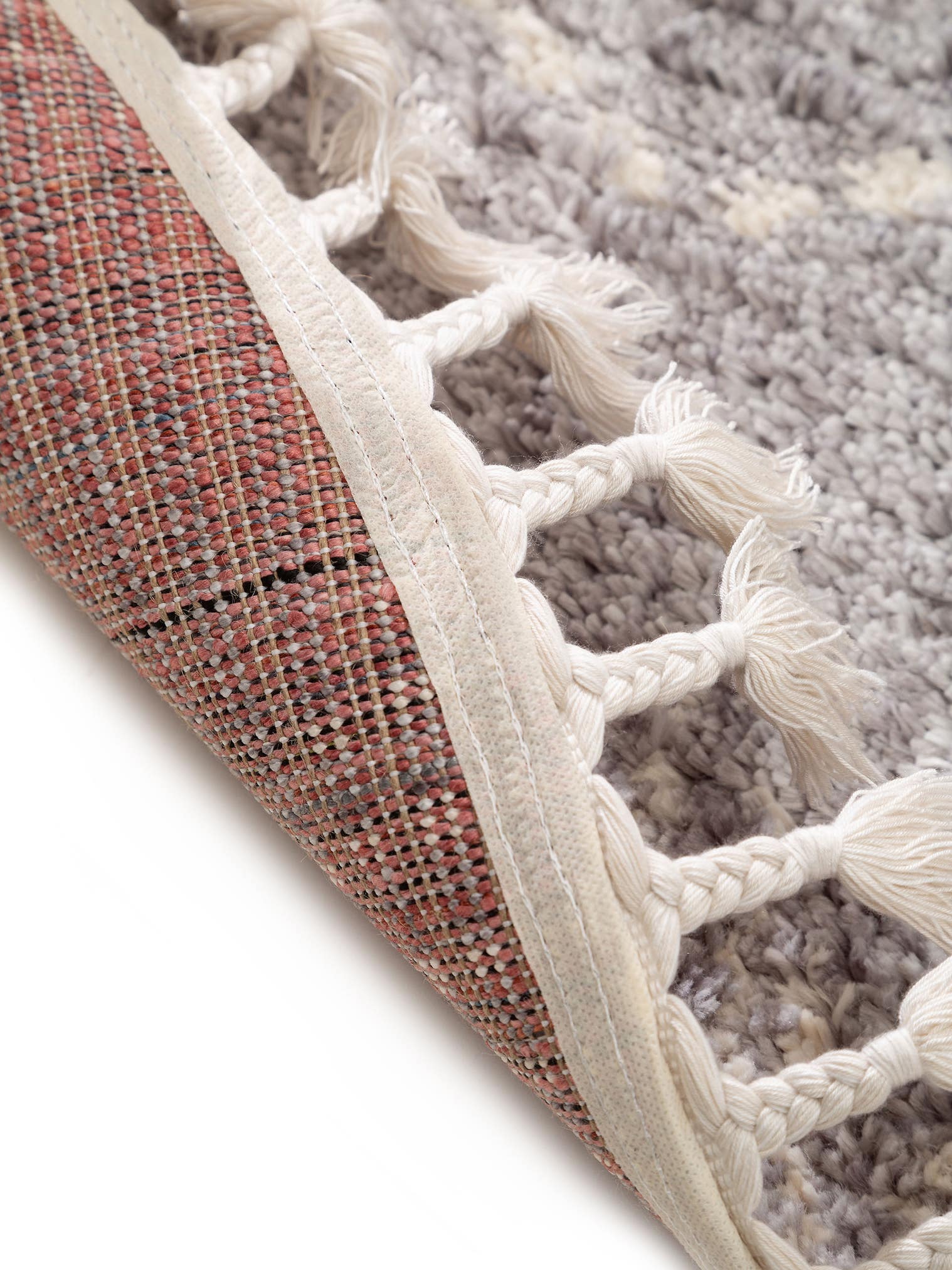 Teppich aus 100% Polyester in Grau mit 21 bis 30 mm hohem Flor von benuta Pop