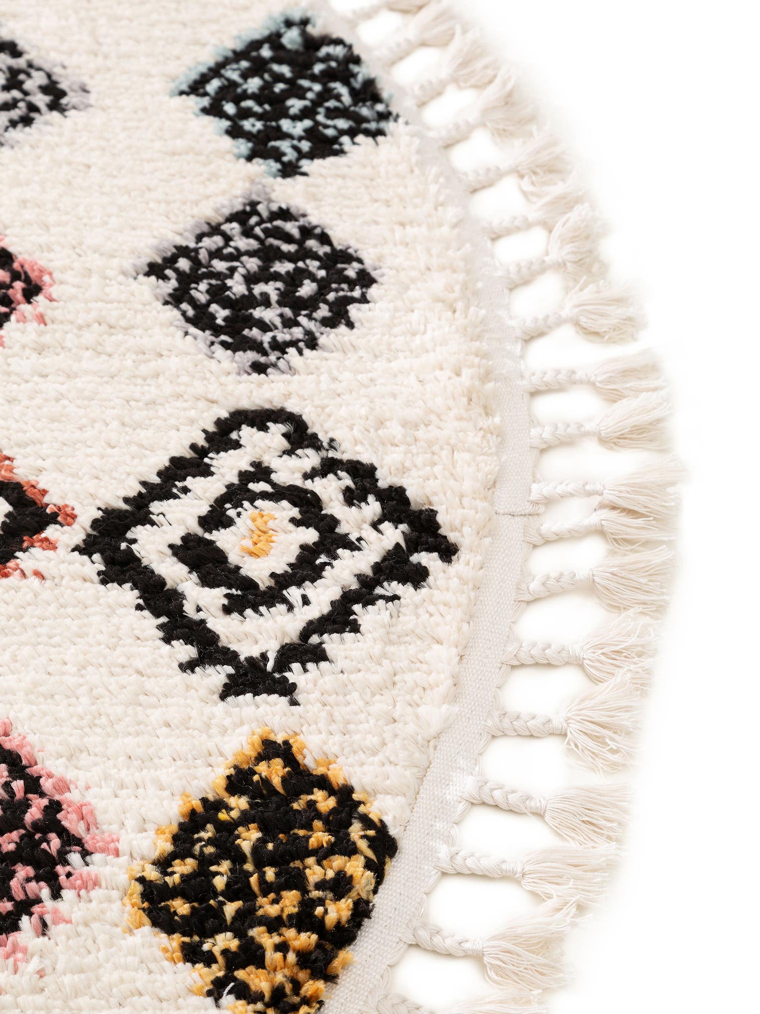 Rug made of 100% Polyester in Multicoloured with a 21 - 30 mm high pile by benuta Pop