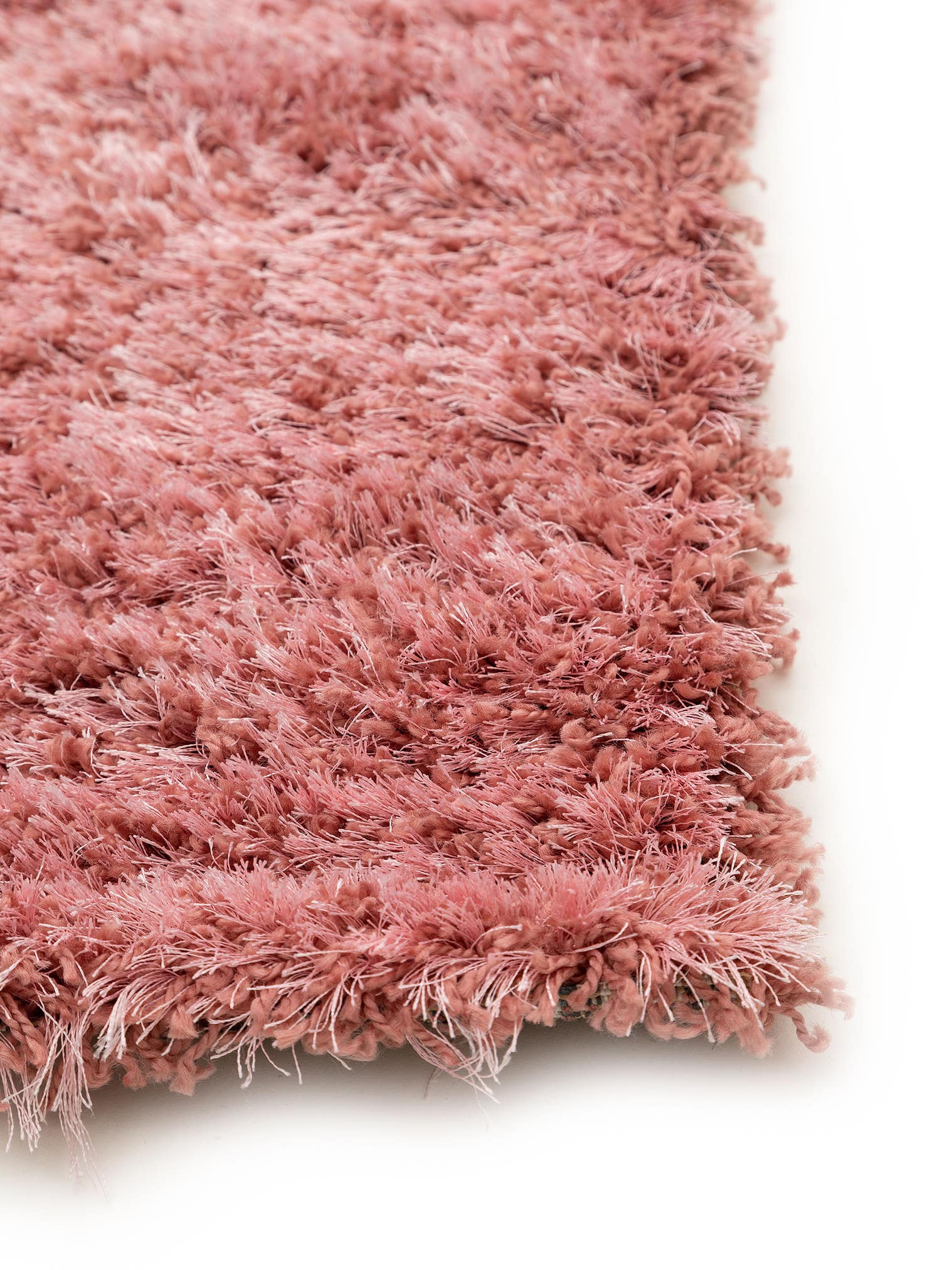 Tapis en 50% Polyester, 50% Polypropylène en Rose avec une pile de 41 - 50 mm de hauteur de benuta