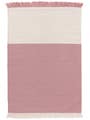 Wollteppich Blok Cream/Rosa