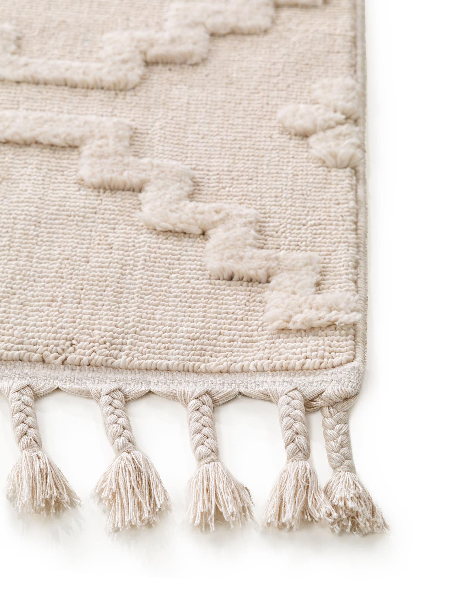 Teppich aus 100% Polyester in Beige mit 11 bis 20 mm hohem Flor von benuta Pop