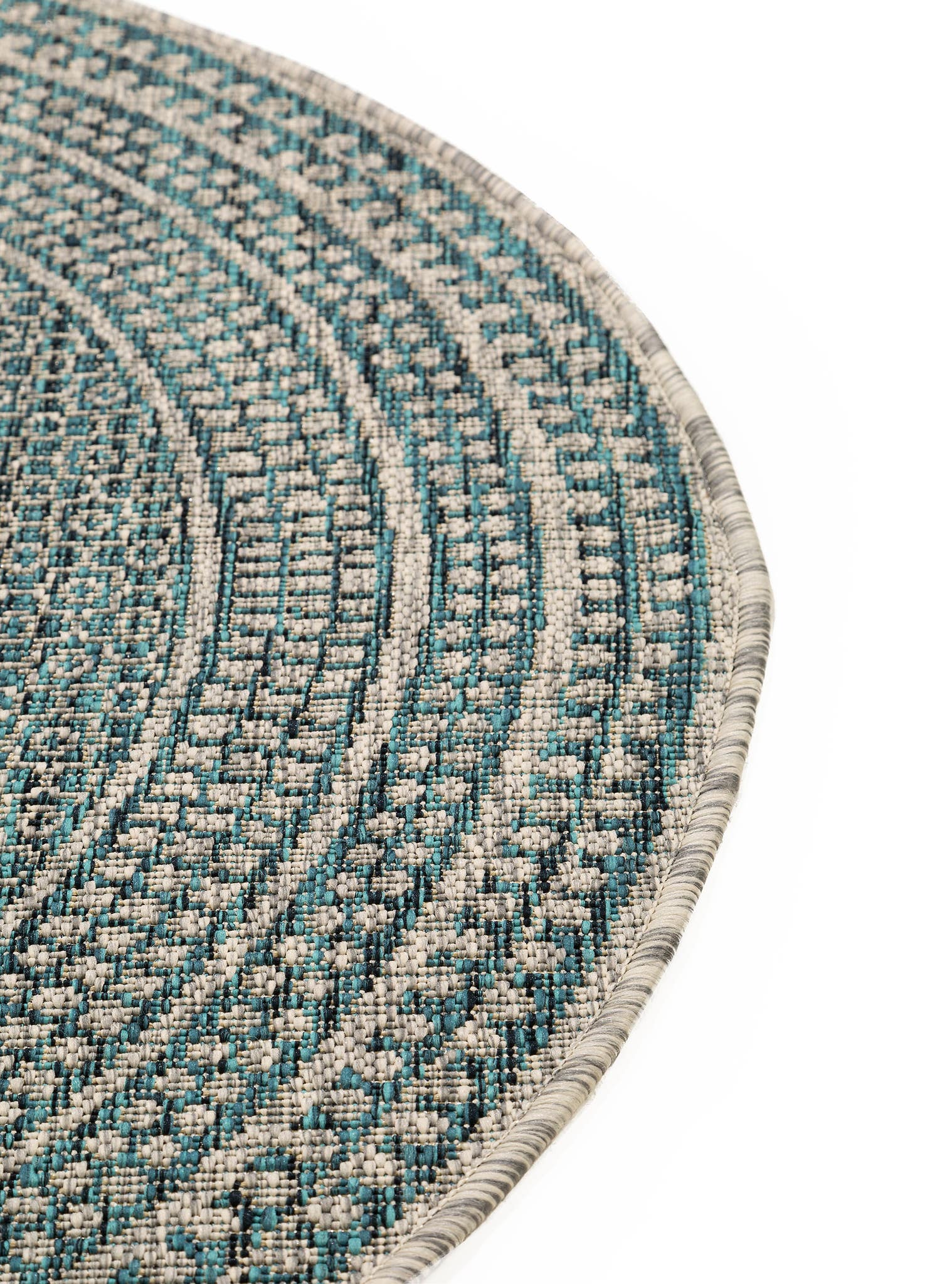Teppich aus 100% Polypropylen in Blau mit bis 5 mm hohem Flor von benuta Nest
