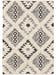 Tapis de laine Zoe Noir & Blanc
