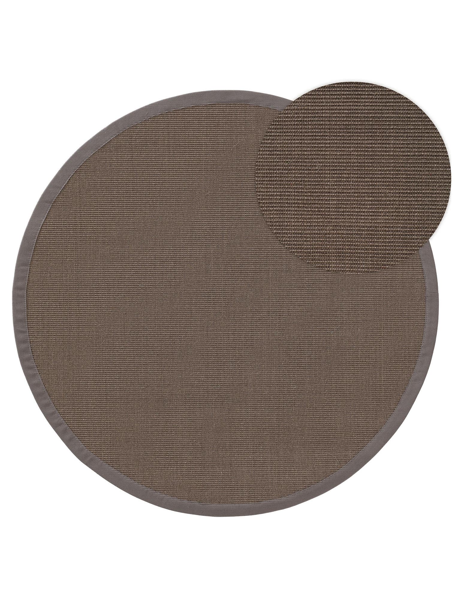 Alfombra de 100% Sisal en Gris con un pelo de {{Placeholder_Pile Height}} de altura de benuta Nest