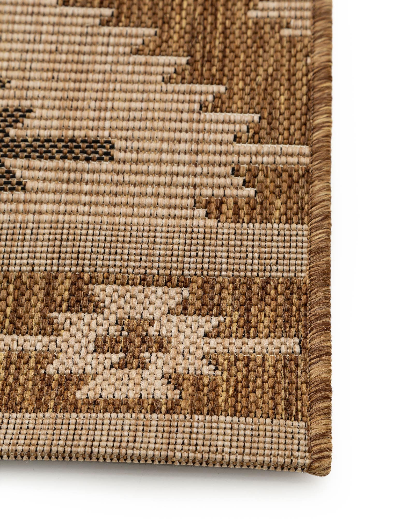 Teppich aus 100% Polypropylen in Beige mit bis 5 mm hohem Flor von benuta