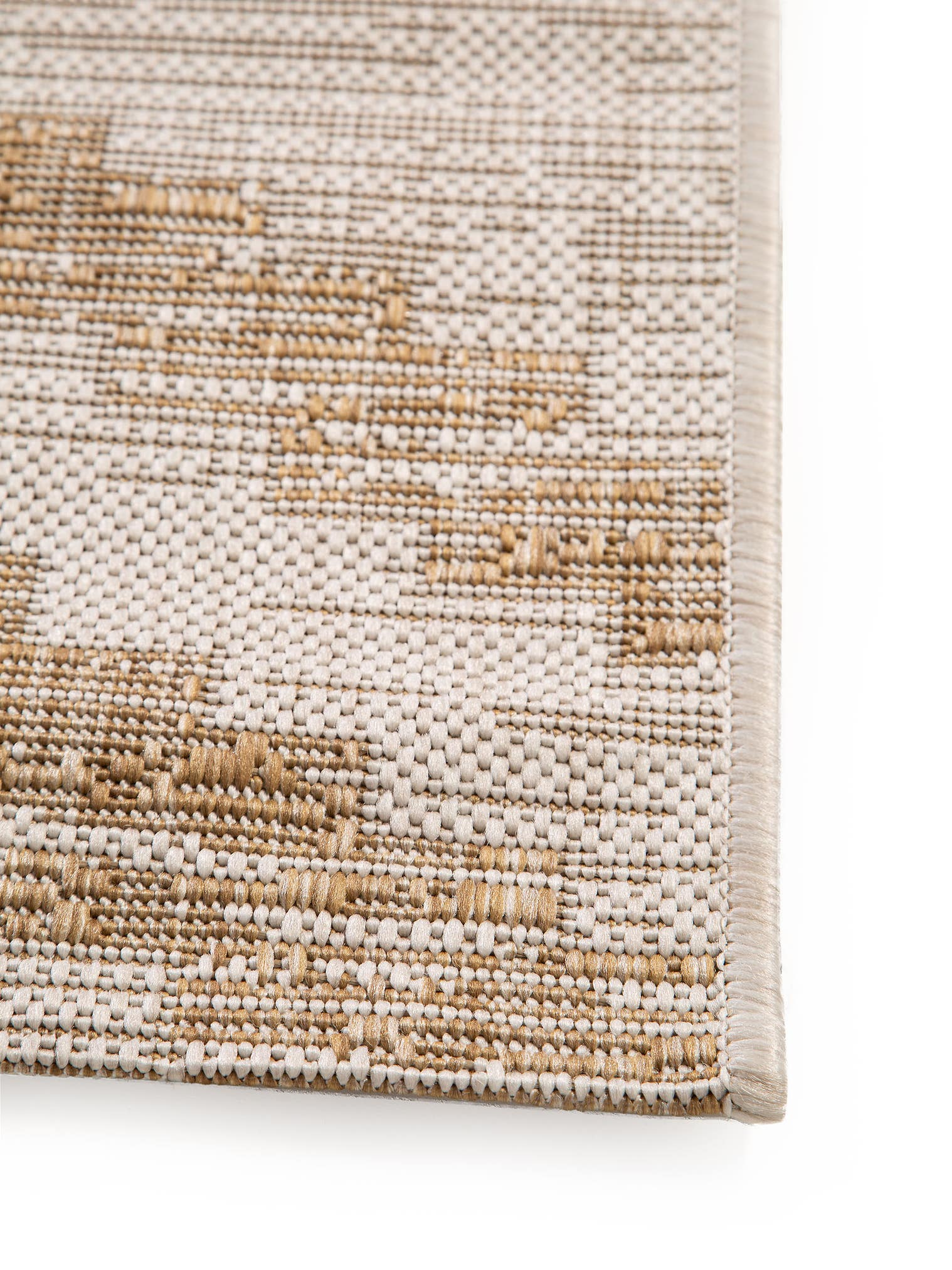 Rug made of 100% Polypropylene in Beige with a 1- 5 mm high pile by benuta Nest
