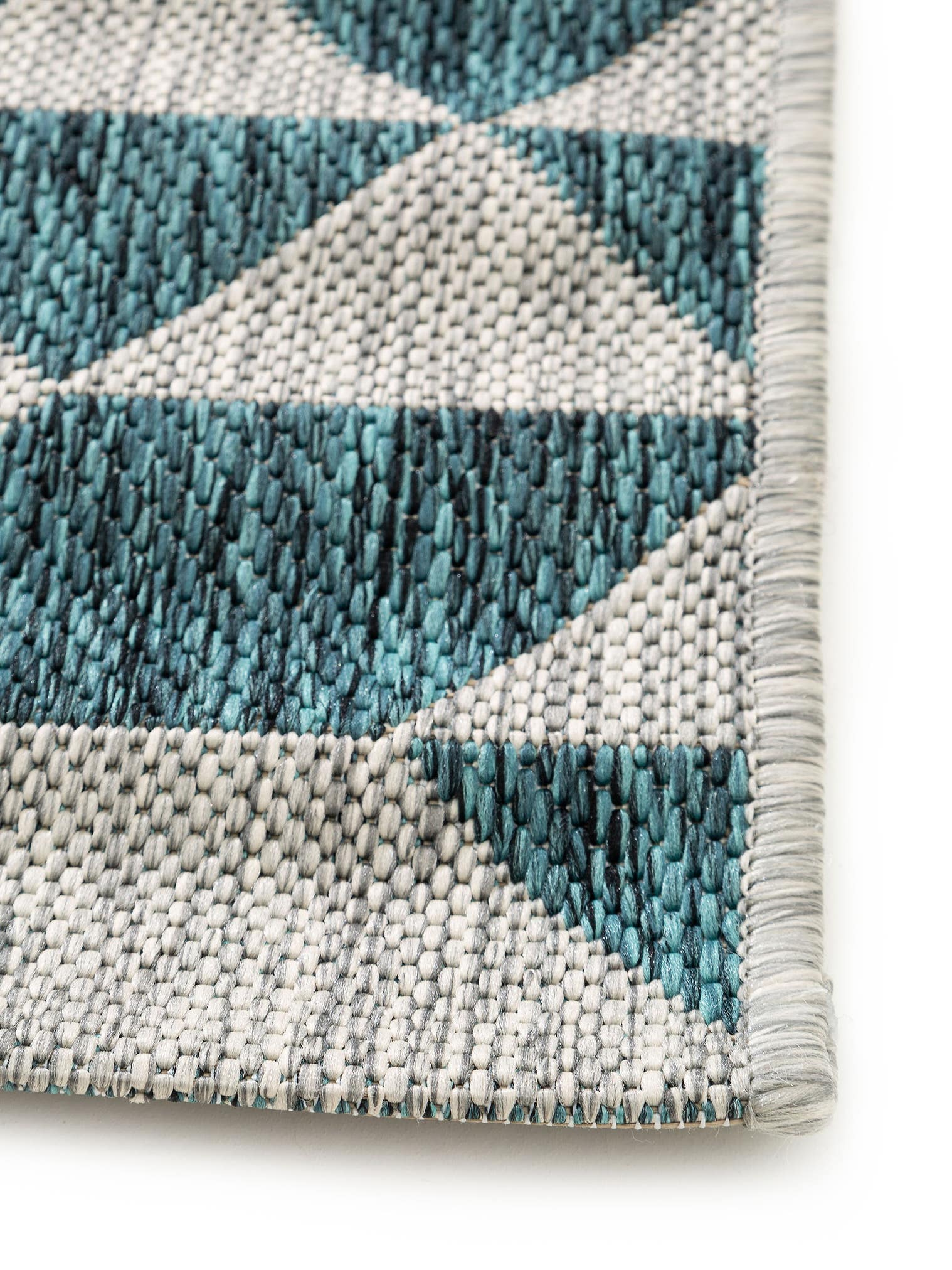 Teppich aus 100% Polypropylen in Blau mit bis 5 mm hohem Flor von benuta