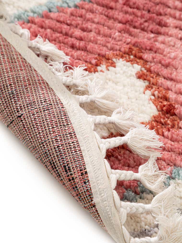 Rug made of 100% Polyester in Multicoloured with a 21 - 30 mm high pile by benuta Pop