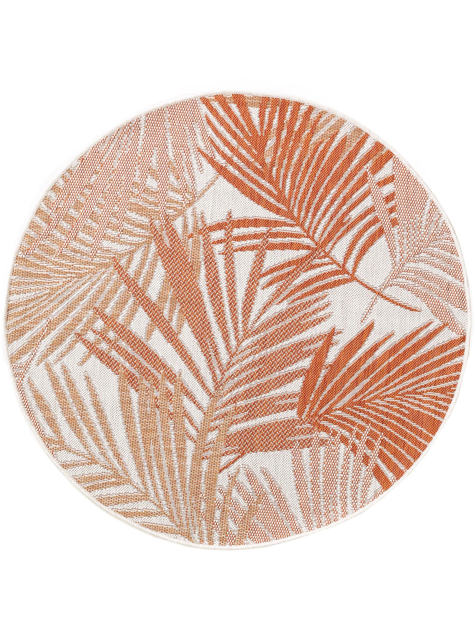 Teppich aus 100% Polypropylen in Orange mit bis 5 mm hohem Flor von benuta Nest