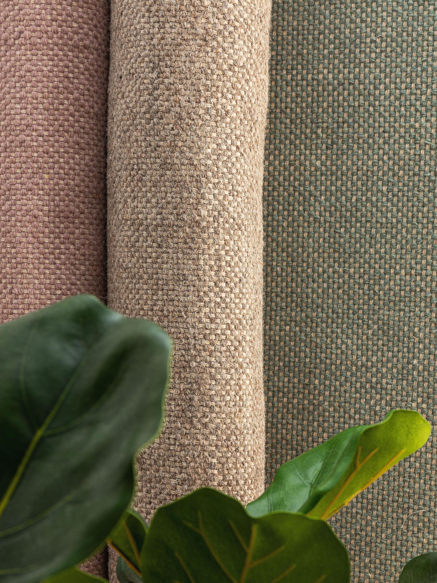 Teppich aus 60% Wolle, 40% Baumwolle in Rosa mit bis 5 mm hohem Flor von benuta Pop