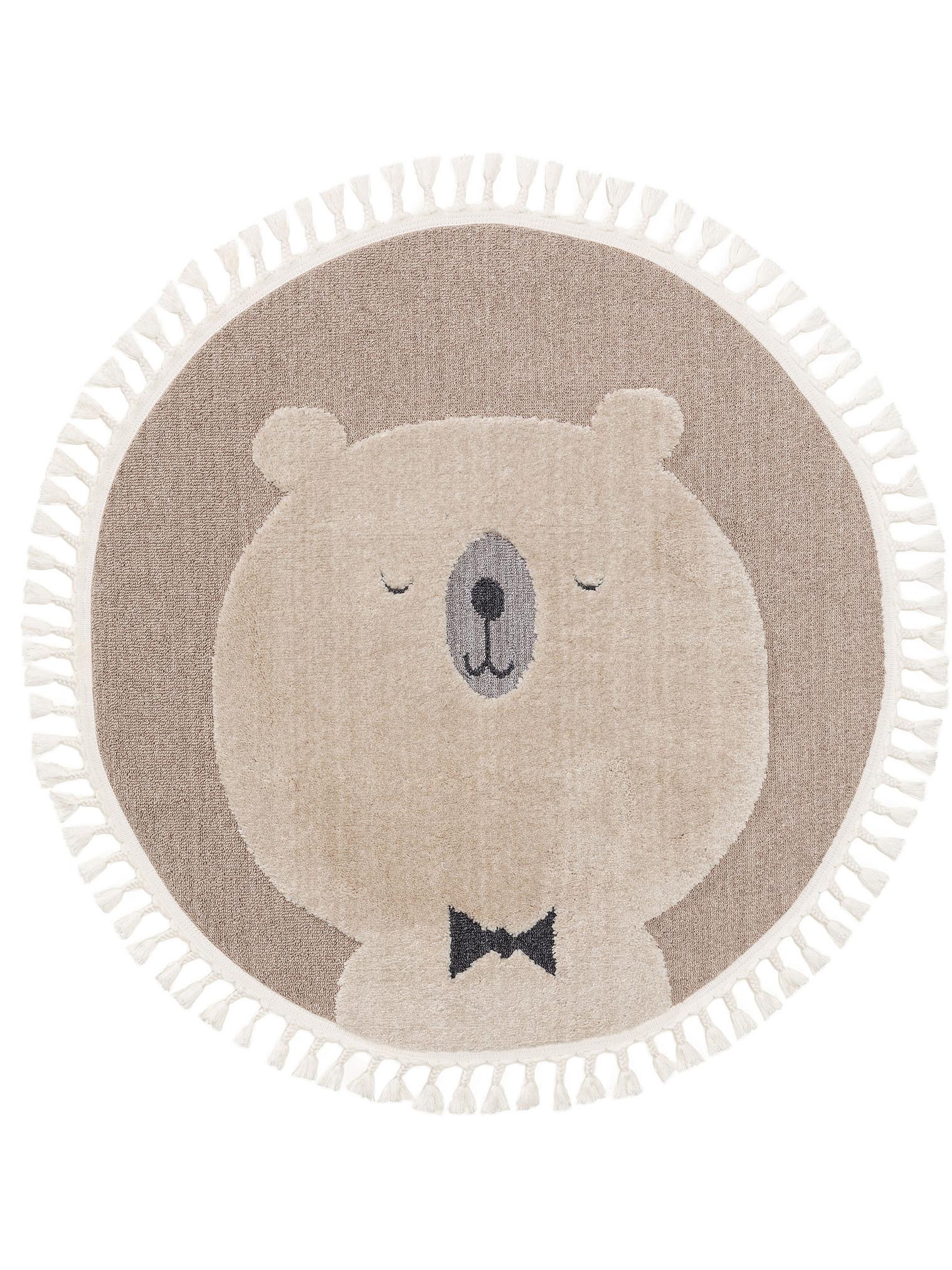 Tapis en 100% Polyester en Beige avec une pile de 11 - 20 mm de hauteur de Lytte
