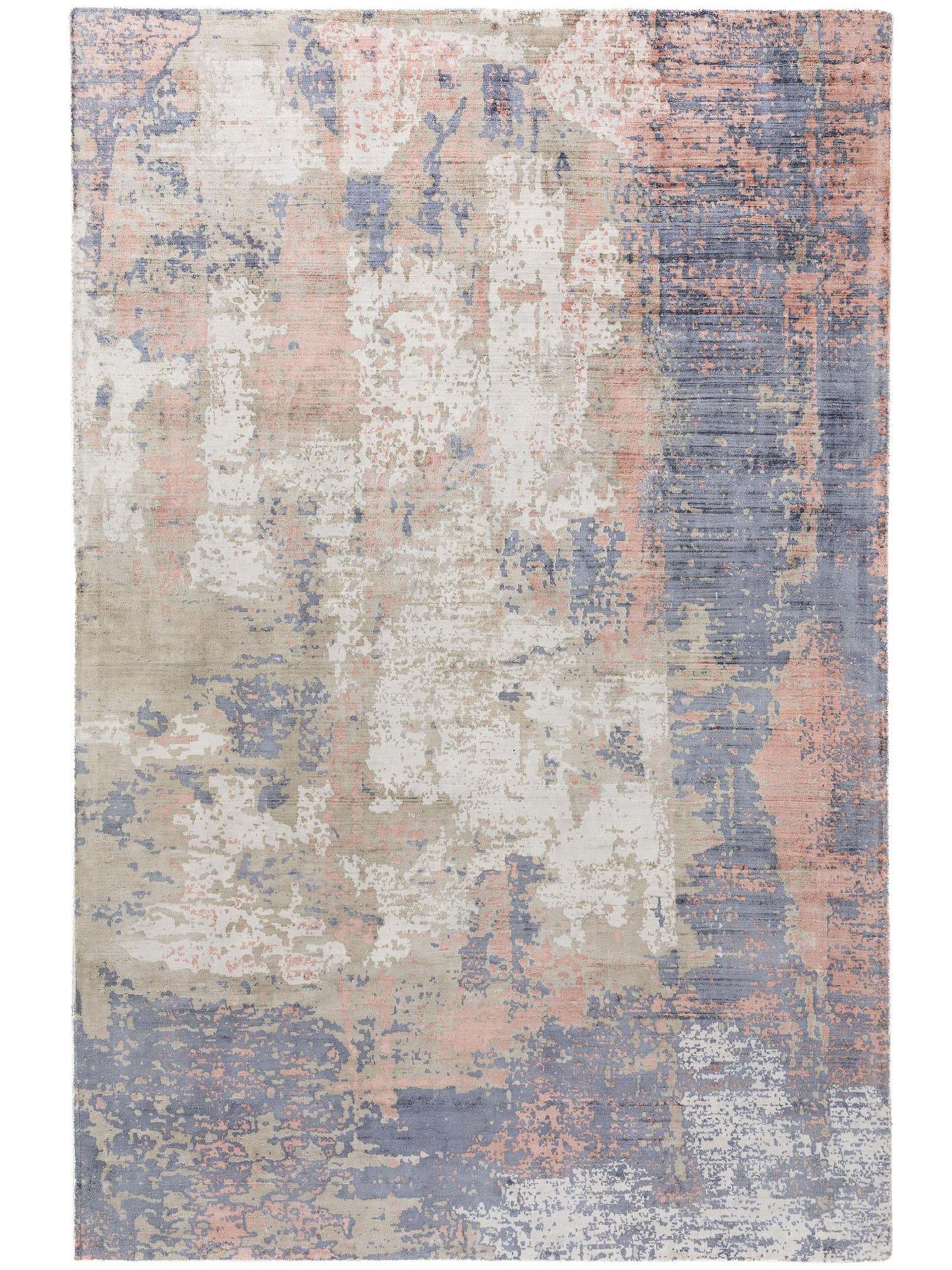 Rug made of 100% Viscose in Beige with a 6 - 10 mm high pile by benuta