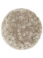 Tapis à poils longs rond Bright Beige