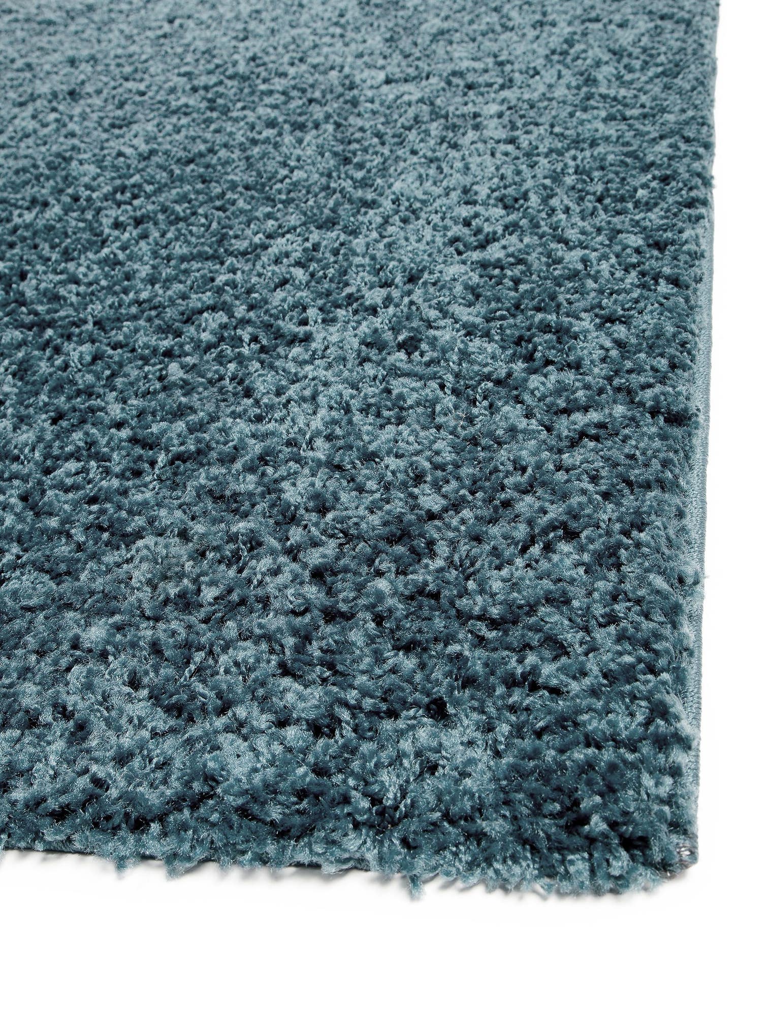 Rug made of 100% Polypropylene in Blue with a 21 - 30 mm high pile by benuta