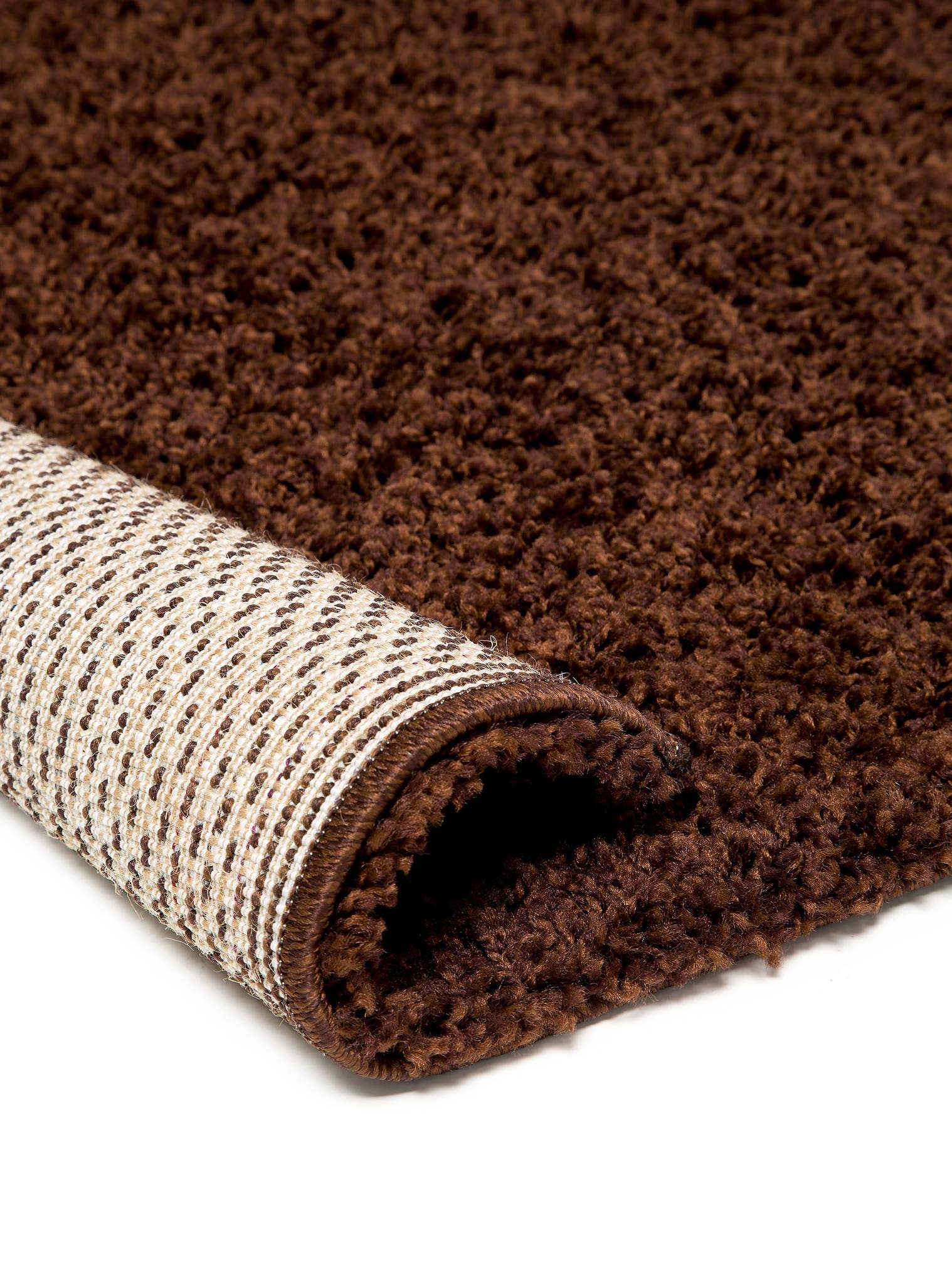 Teppich aus 100% Polypropylen in Braun mit 21 bis 30 mm hohem Flor von benuta