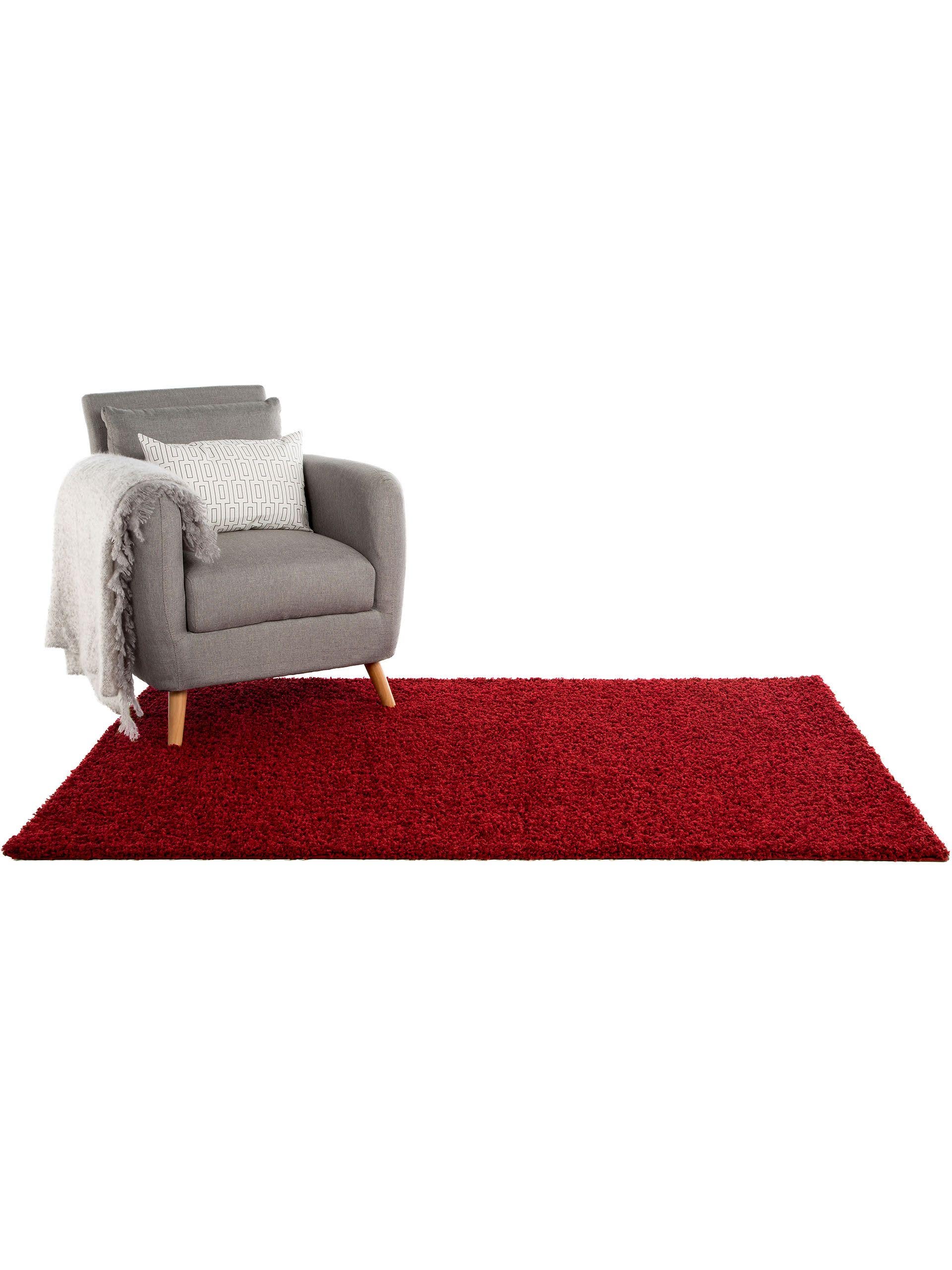 Alfombra de 100% Polipropileno en Rojo con un pelo de {{Placeholder_Pile Height}} de altura de benuta