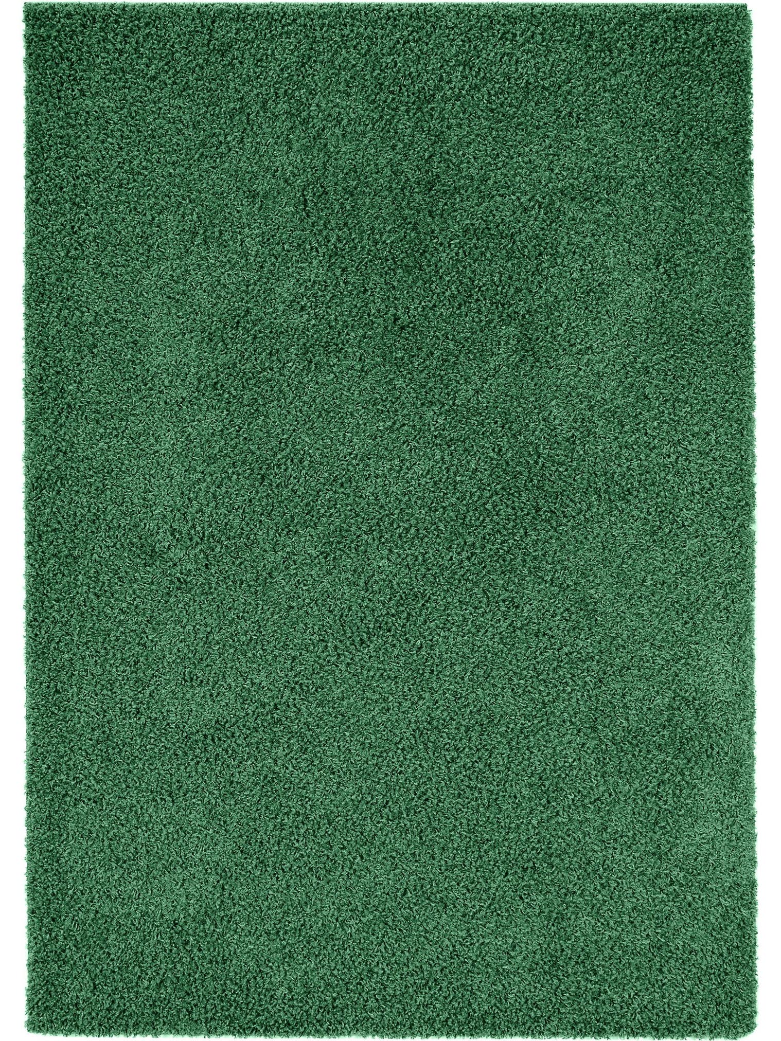 Rug made of 100% Polypropylene in Green with a 21 - 30 mm high pile by benuta
