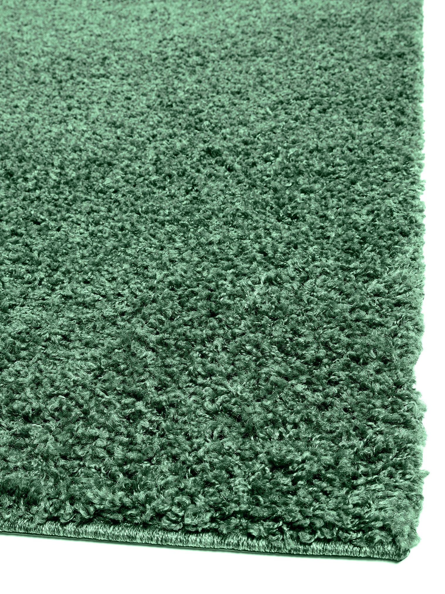 Rug made of 100% Polypropylene in Green with a 21 - 30 mm high pile by benuta