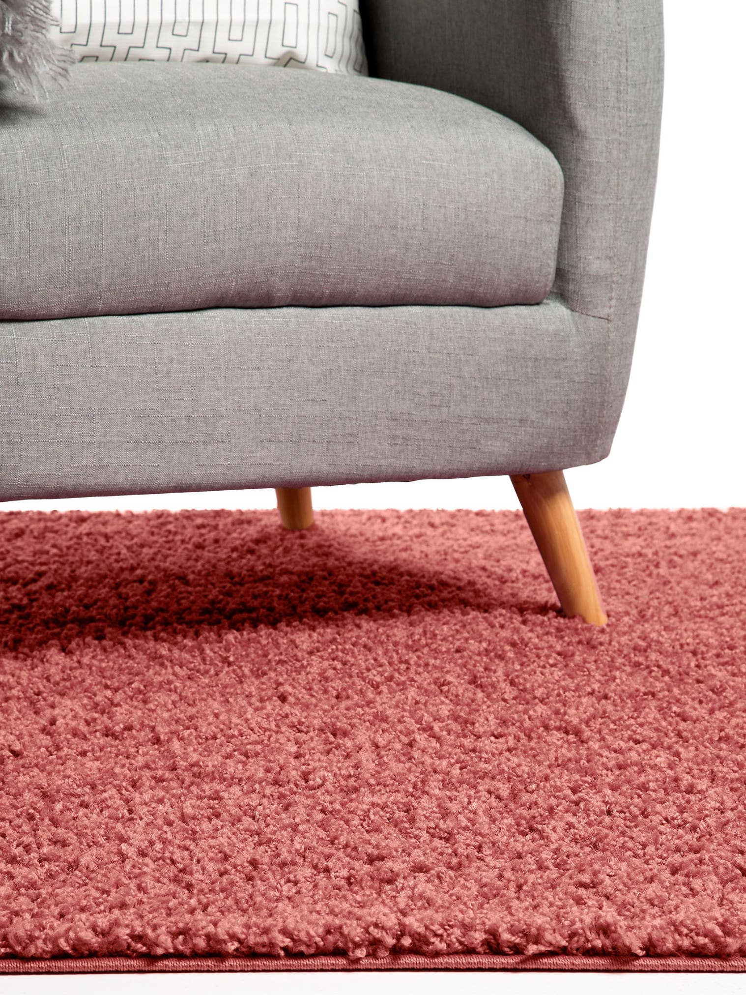 Tappeto di 100% Polipropilene in Rosa con pelo alto 21 - 30 mm da benuta