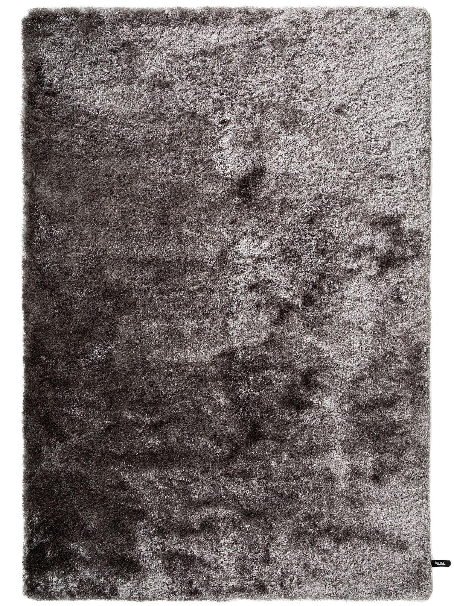 Tappeto di 100% Poliestere in Grigio con pelo alto 31 - 40 mm da benuta Nest