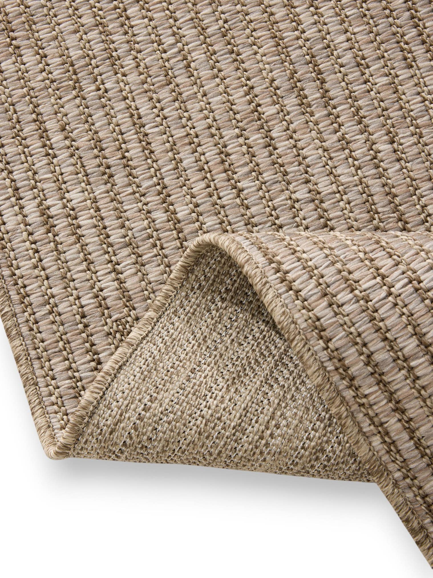 Rug made of 100% Polypropylene in Beige with a 6 - 10 mm high pile by benuta Nest