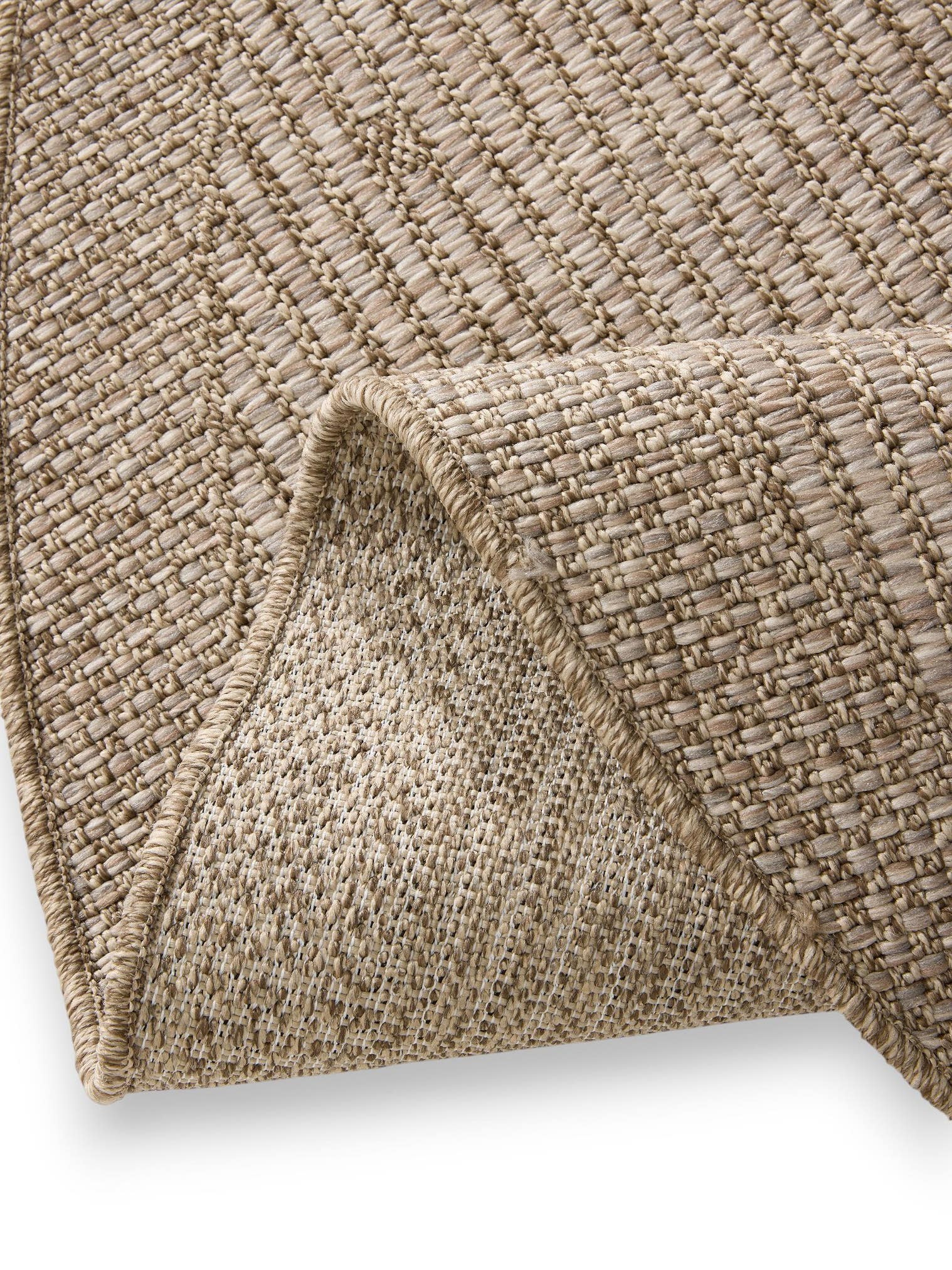 Rug made of 100% Polypropylene in Beige with a 6 - 10 mm high pile by benuta Nest