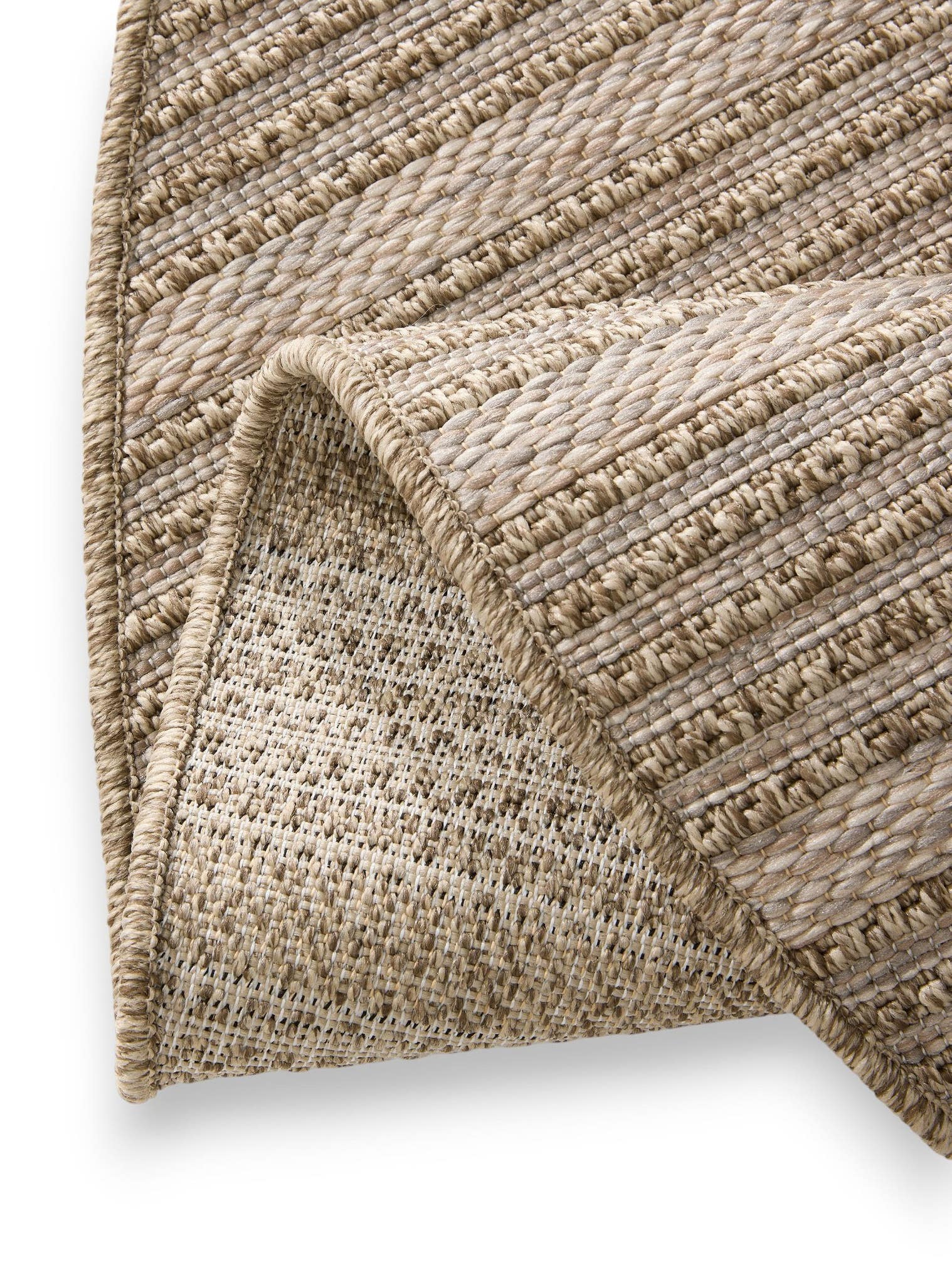 Rug made of 100% Polypropylene in Beige with a 6 - 10 mm high pile by benuta Nest