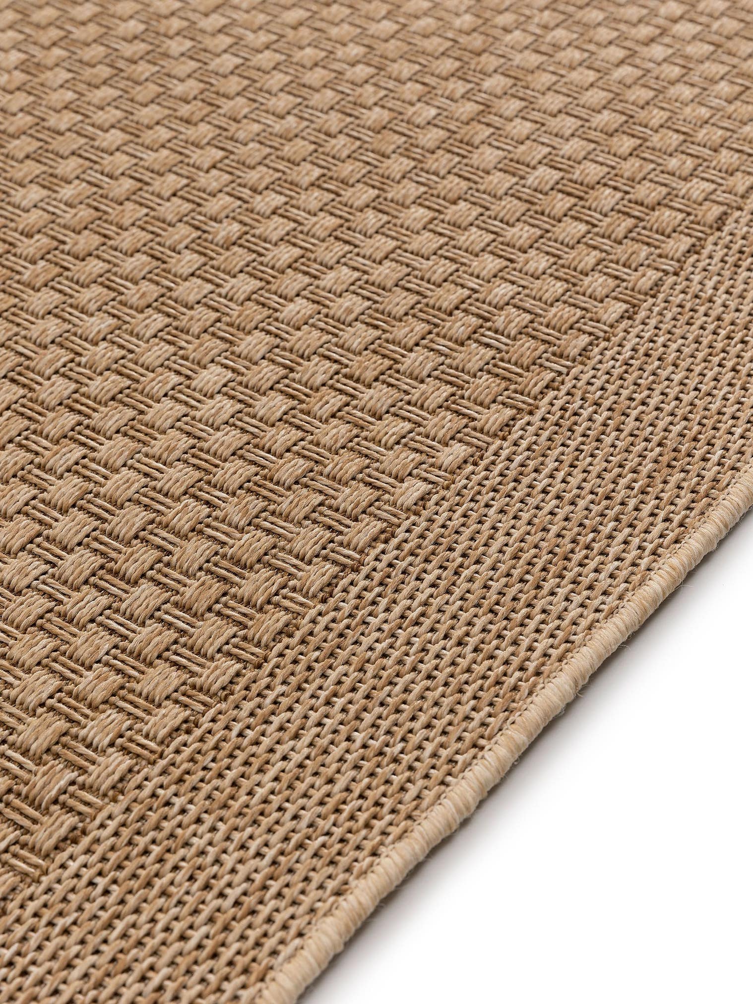 Rug made of 100% Polypropylene in Beige with a 6 - 10 mm high pile by benuta Nest