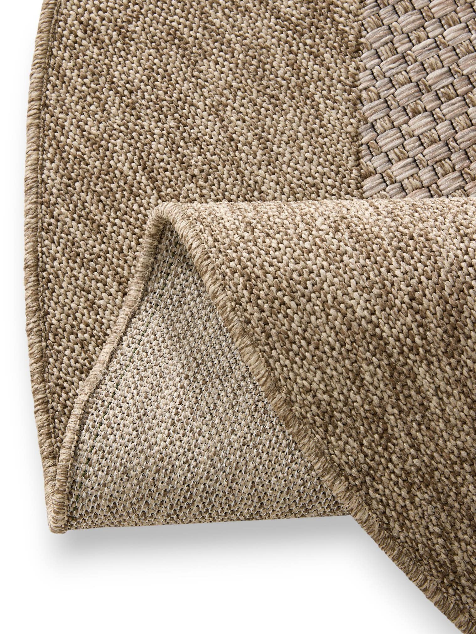 Rug made of 100% Polypropylene in Beige with a 6 - 10 mm high pile by benuta Nest
