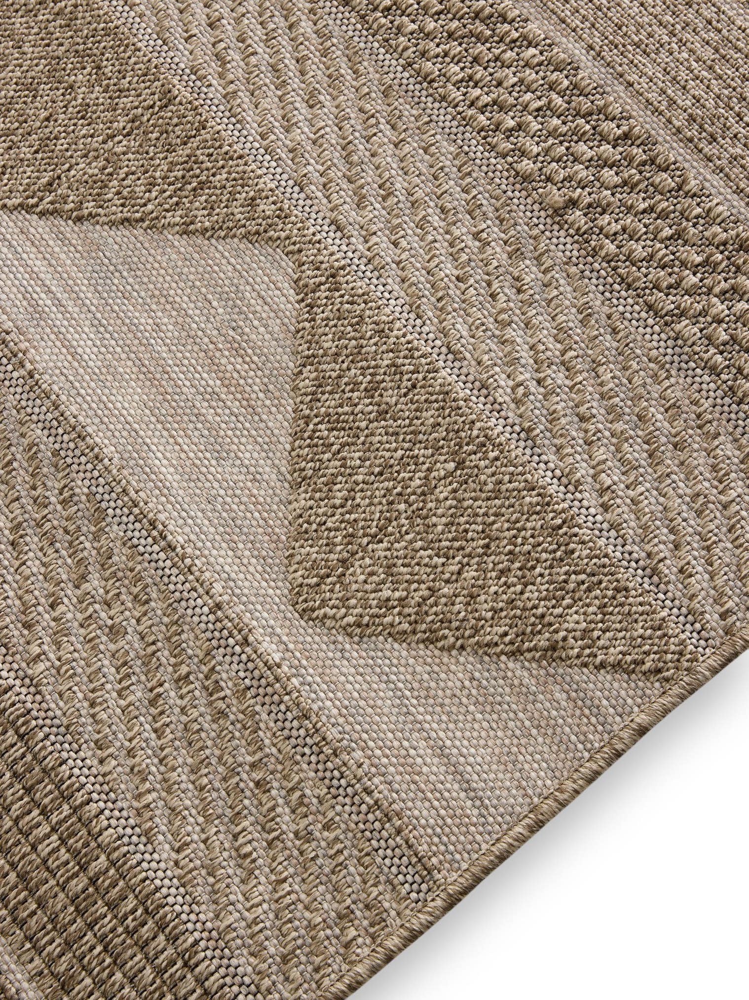Rug made of 100% Polypropylene in Beige with a 6 - 10 mm high pile by benuta Nest