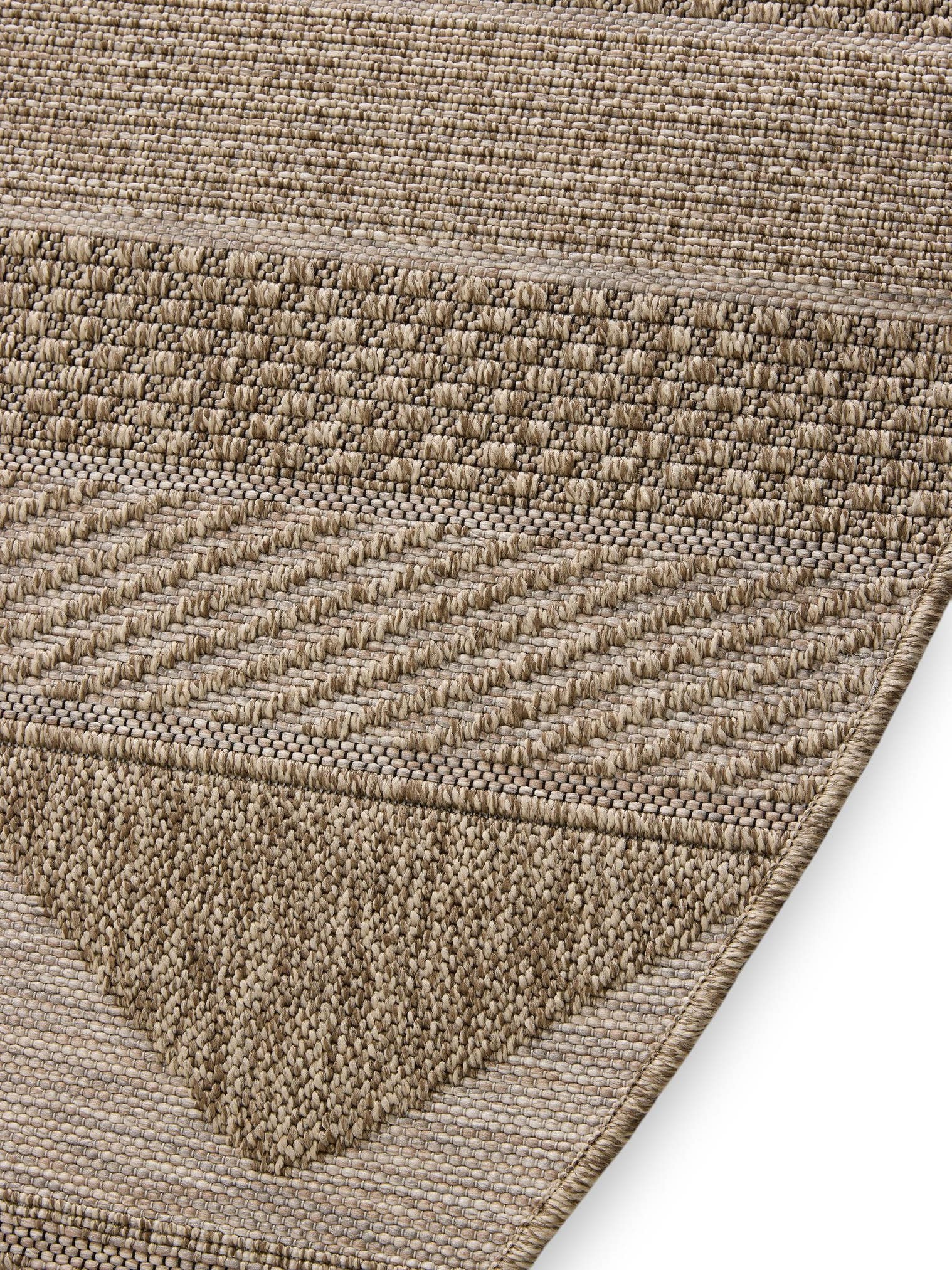 Rug made of 100% Polypropylene in Beige with a 6 - 10 mm high pile by benuta Nest